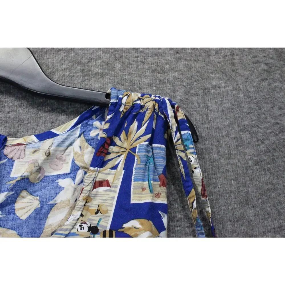 Disney Store Dress Women's Size XL Mickey Mouse Hawaiian Floral Print - Picture 4 of 6